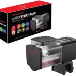 AQUATOP Programmable Fish Feeder – 1-4 Feedings Per Day, Holds 450ml – Versatile Automatic Feeder for Convenient, Consistent Fish Feeding